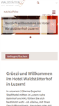 Mobile Screenshot of hotel-waldstaetterhof.ch